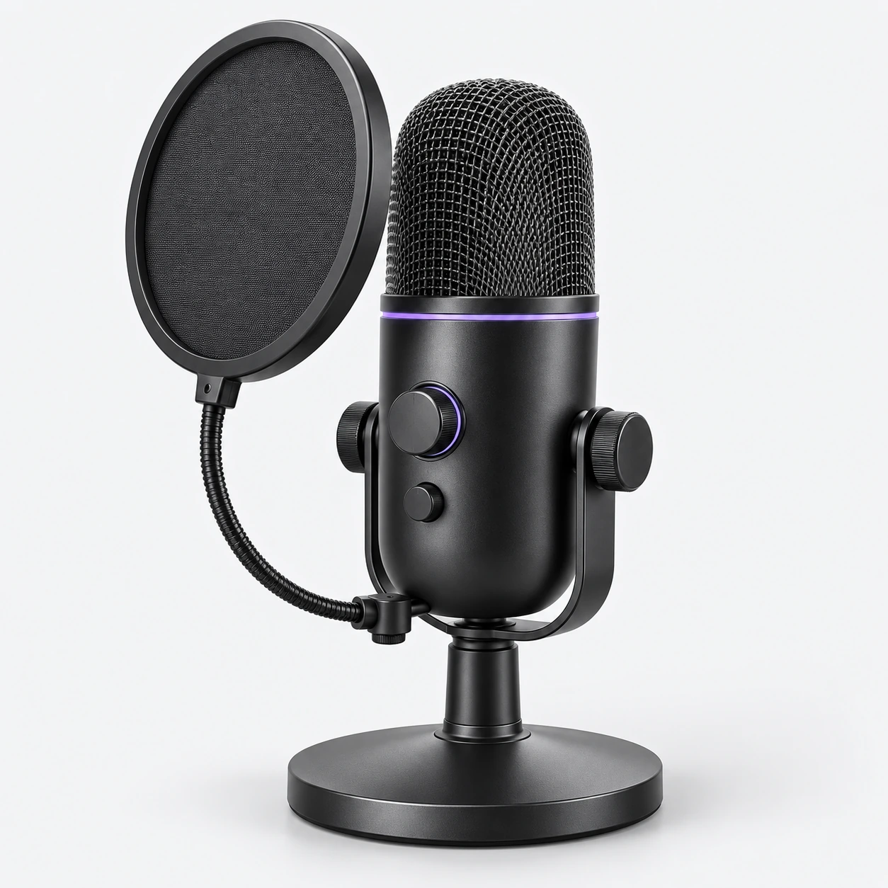 USB microphone kit — studio visualisation