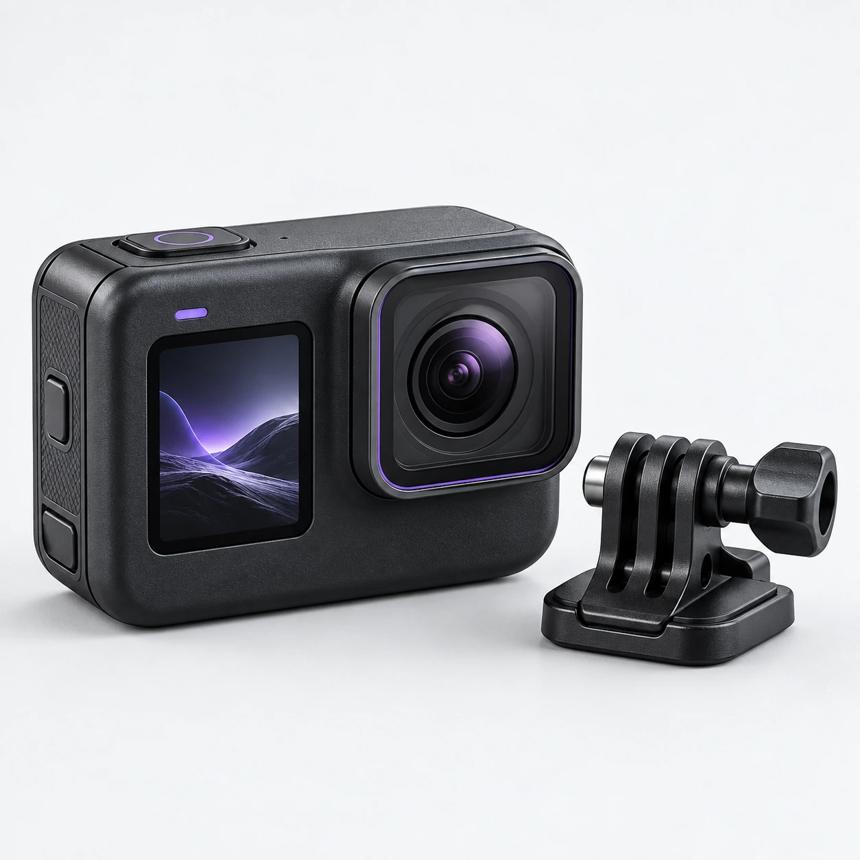 Pocket action camera — studio visualisation